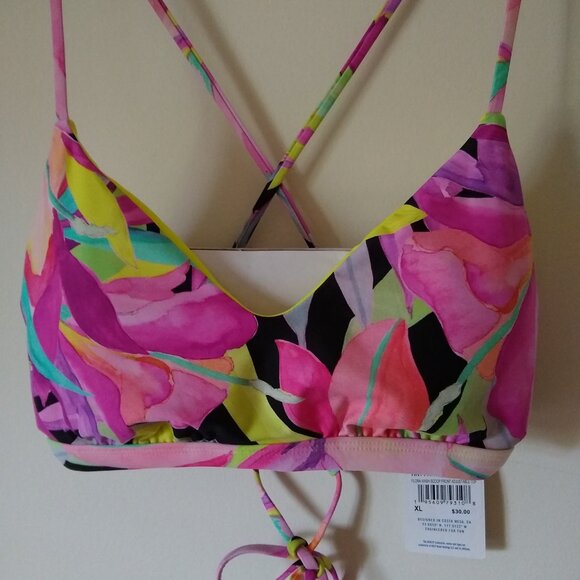 HURLEY MULTICOLOR BIKINI SET. NWT - Picture 2 of 9